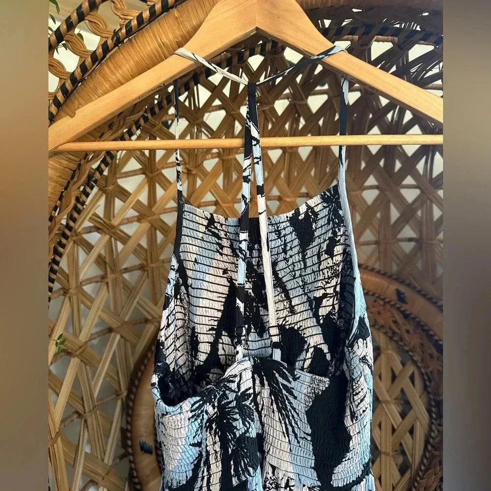 Free People Intimately Heat Wave Printed Maxi Handkerchief Slip Dress Size Small - Picture 5 of 10